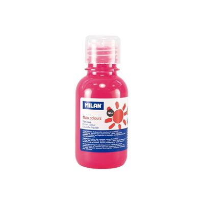 Milan Bouteille de gouache 125 ml rose fluo