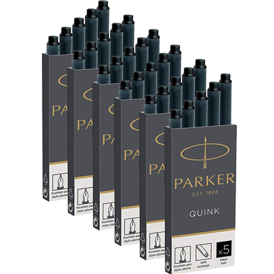 PARKER Cartouches d'encre grande capacité QUINK, noir 1950382