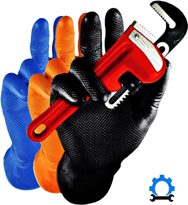 HYGOSTAR Gant en nitrile "POWER GRIP", XL, noir