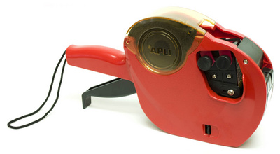 agipa Pince à étiqueter 101419 rouge 2 lignes