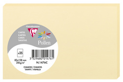 Pollen by Clairefontaine Carte 82 x 128 mm chamois