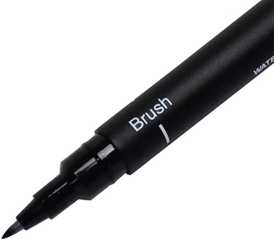 Uni-ball  Stylo UNI PIN pointe calibrée Pointe brush Noir