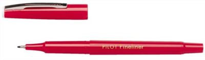 Pilot Fineliner SW PPF, extra fin, rouge