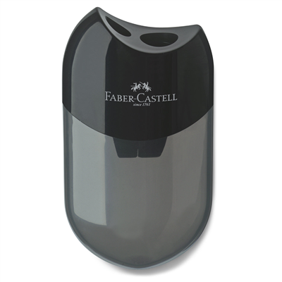 Faber - Castell Taille-crayon double, noir
