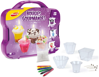 Joustra Kit créatif BOUGIES GOURMANDES dans une mallette