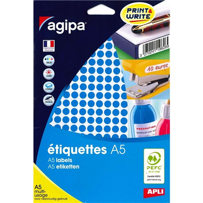 agipa Pastille de couleur diamètre : 8 mm rond bleu