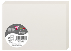 Pollen by Clairefontaine Carte double C6 gris perle