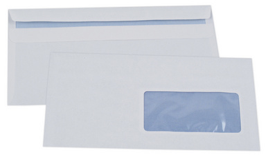 GPV Enveloppes C5 : 162 x 229 mm blanc avec fenêtre