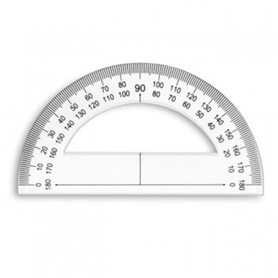 Wonday Rapporteur 180 degrés, en plastique, 120 mm