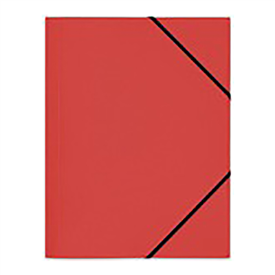 ELBA Chemise à élastique standard A4 en PP rouge