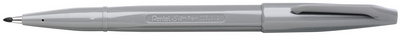 PentelArts Stylo feutre Sign Pen S520 gris argenté