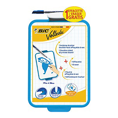 BIC Ardoise Velleda dimensions : (L)190 x (H)260 mm blanche