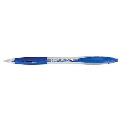 BIC Stylo à bille rétractable Atlantis Classic bleu