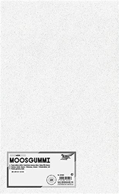 folia Caoutchouc mousse (L)200 x (H)290 mm, blanc