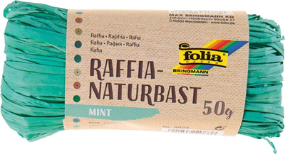 folia Raphia naturel, 50 g, menthe