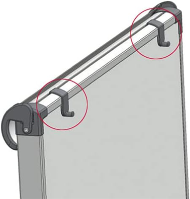 FRANKEN Porte-bloc pour chevalet de conférence FC41 : FC81