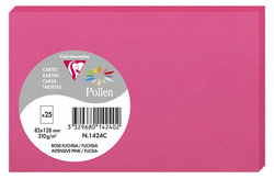 Pollen by Clairefontaine Carte 82 x 128 rose fuchsia