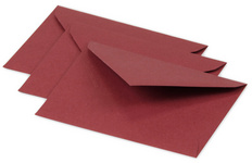 Pollen by Clairefontaine Enveloppes 75 x 100 mm bordeaux