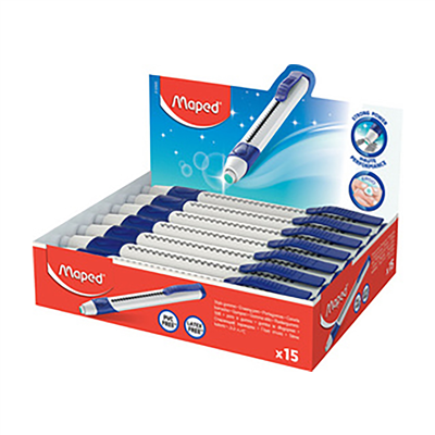 Maped Crayon gomme Gom-Pen blanc/bleu