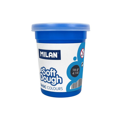 Milan pot 116 g pâte à modeler Soft Dough, bleu