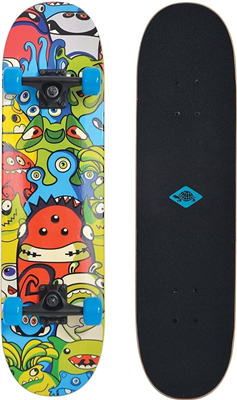 SCHILDKR™T Skateboard "Slider 31" Monsters