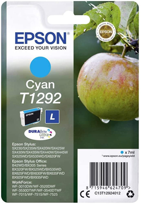 Epson T1292 Cartouche d'encre d'origine - x 1 Cyan