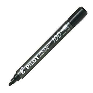 Pilot Marqueur permanent 100, pointe ogive, noir SCA-100-B