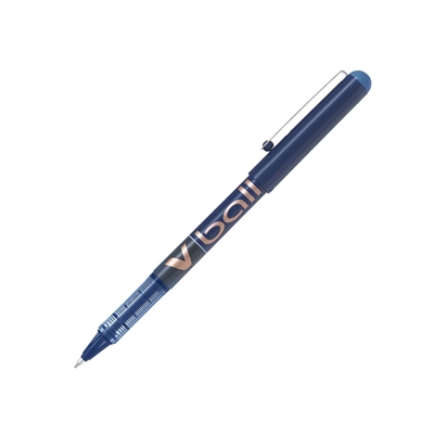 Pilot Stylo roller V Ball 1.0, pointe métal, bleu 487309