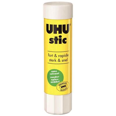 UHU Bâton de colle stic, sans solvants, 8,2 g, avec capuchon 60