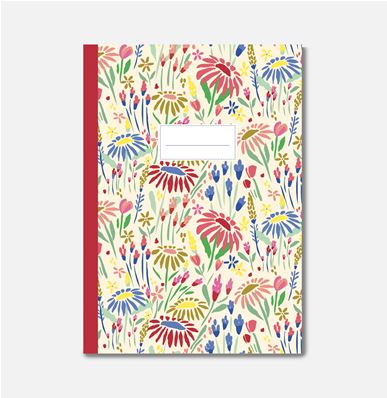 Pascale Editions Cahier de croquis feuillage champs de fleur