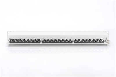 DIGITUS Panneau 19", cat.6A (profond), 25 x ports RJ45, 1 U