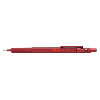 rotring Porte-mines 600 0,5 mm rouge métallique