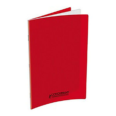 CONQUERANT CLASSIQUE Cahier 240 x 320 mm séyès rouge