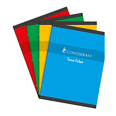 CONQUERANT SEPT Cahier travaux pratiques uni 220 X 170 mm