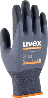 uvex Gants de travail man athletic allround, taille 7