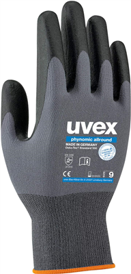 uvex Gants de travail phynomic allround, T. 11, 1 paire