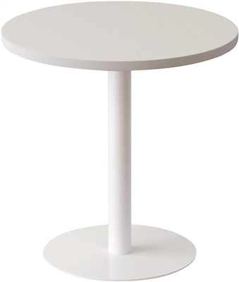 PAPERFLOW Table d'appoint easyDesk, diamètre : 600 mm, blanc