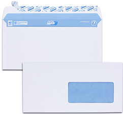 GPV Enveloppes DL 110 x 220 mm blanc avec fenêtre