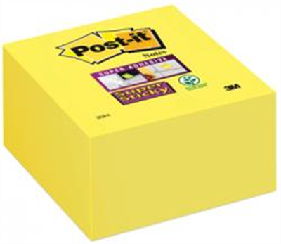 Post-it Bloc-note cube Super Sticky Notes, 76 x 76 mm 2028-S