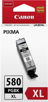 Canon PGI-580XL Cartouche PGBK Noire Pigmenté XL