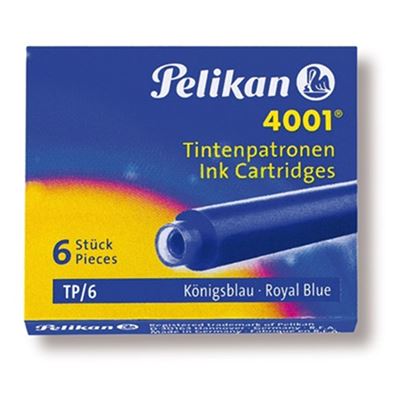 Pelikan Cartouches d'encre 4001 TP/6, bleu roi 301176