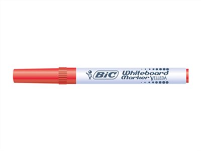 BIC Marqueur pour tableau blanc Velleda Medium 1741, rouge 1199174103