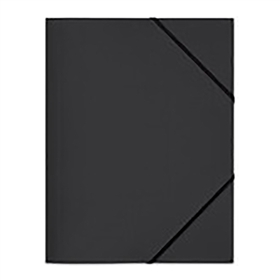 ELBA Chemise à élastique standard A4 en PP noir