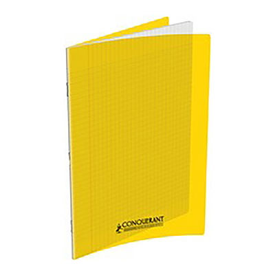 CONQUERANT CLASSIQUE Cahier 240 x 320 mm séyès jaune