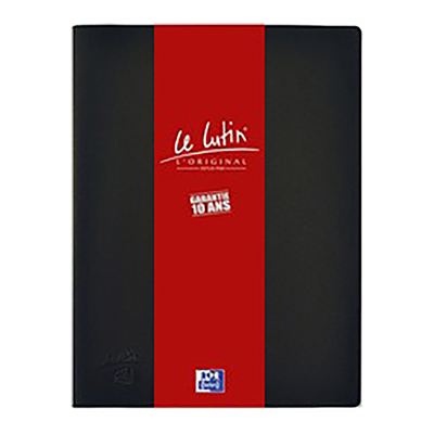 Oxford protège-documents Le Lutin A4 50 pochettes noir