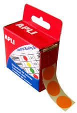 agipa APLI Pastille de signalisation diamètre 15 mm orange