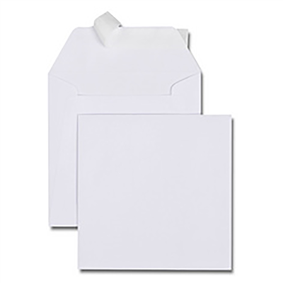 GPV Enveloppes 150 x 150 mm blanc sans fenêtre