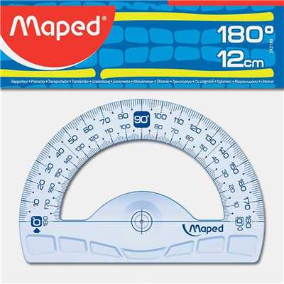 Maped Rapporteur demi-circulaire géométrique 180 degrés