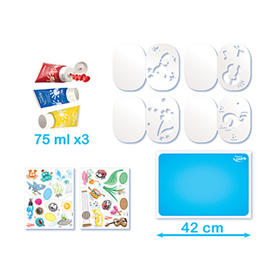 Maped Creativ my first Kit de gouaches aux doigts 10 piéces