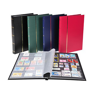 EXACOMPTA Album pour timbres 170 x 225 mm 32 pages noir